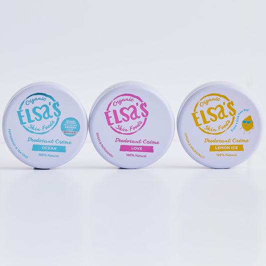 Elsas_Organic_Skinfoods Deodorant Cream 3 Pack 
