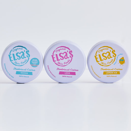 Elsas_Organic_Skinfoods Deodorant Cream 3 Pack