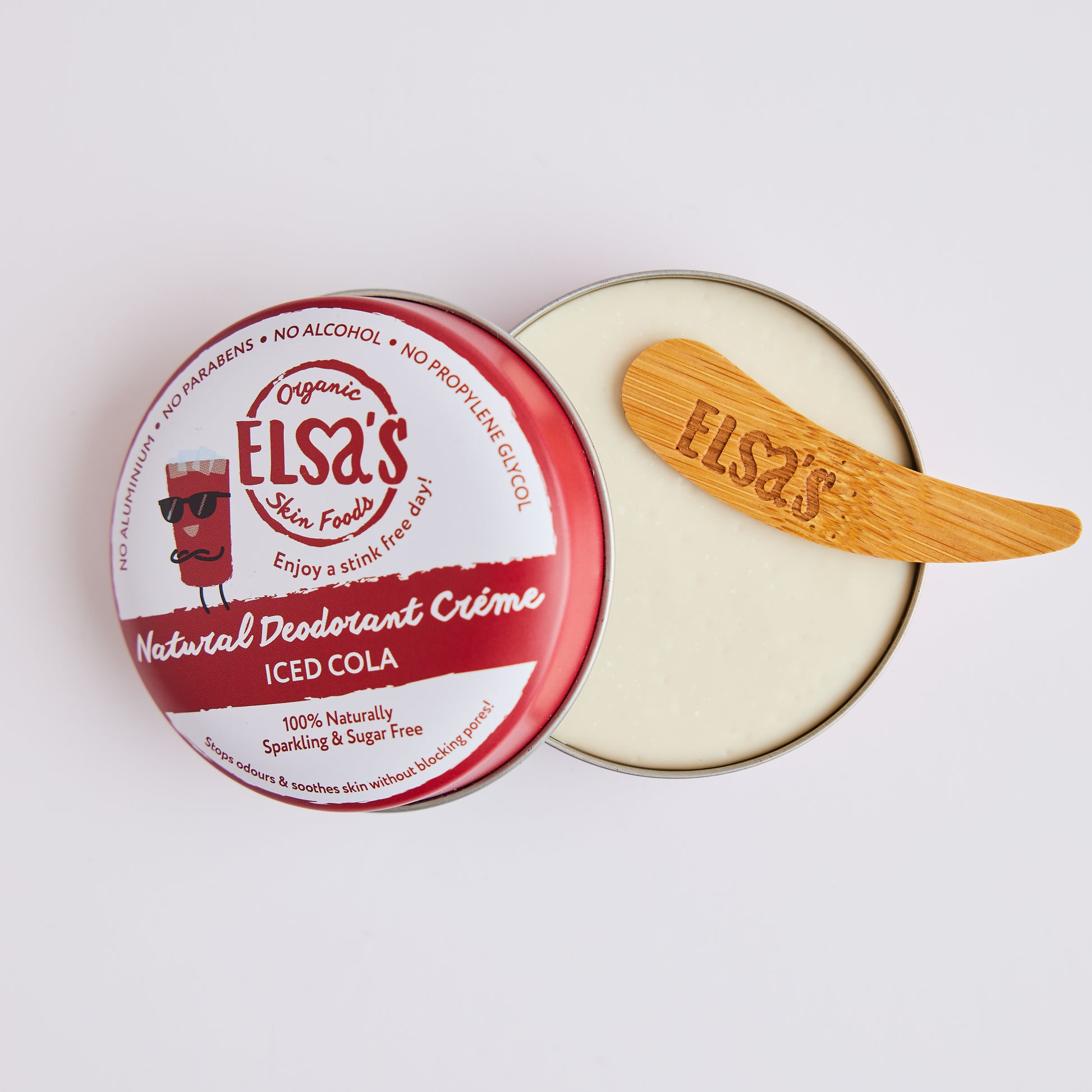 Elsas_Organic_Skinfoods Deodorant Cream Iced Cola  Open