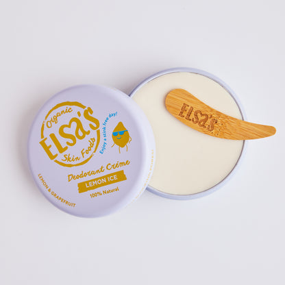Elsas_Organic_Skinfoods Deodorant Cream Lemon Ice Open