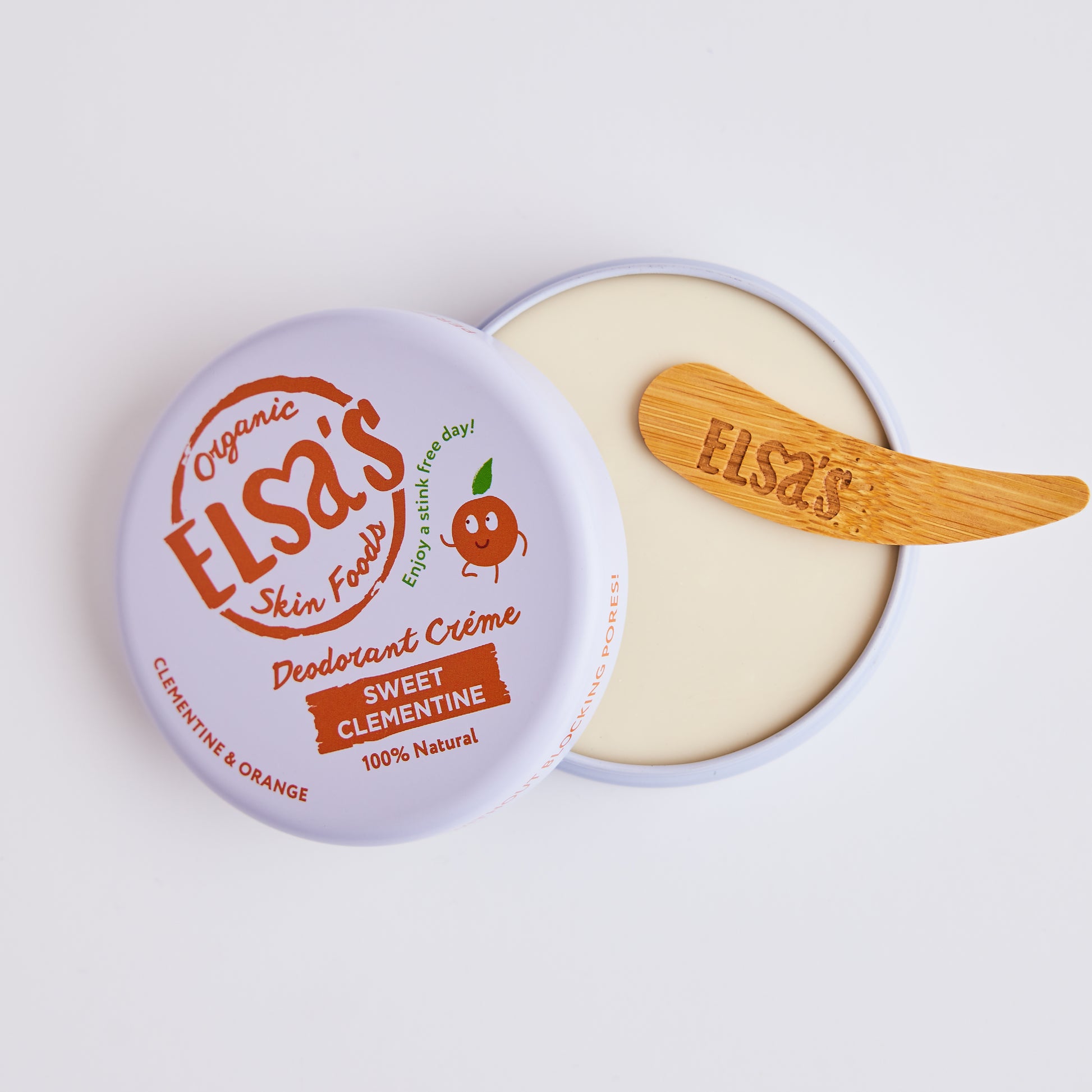 Elsas_Organic_Skinfoods Deodorant Cream Sweet Clementine Open