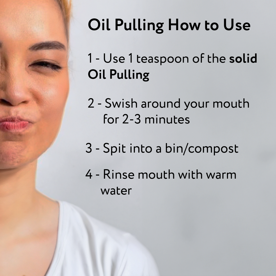 Natural Coconut Oil Pulling Jar