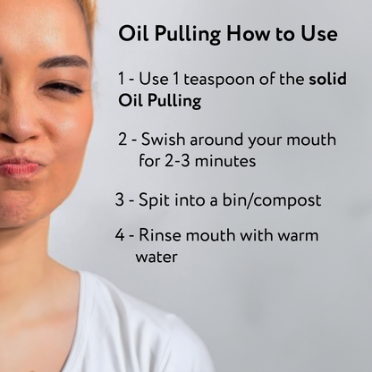 Natural Coconut Oil Pulling Jar