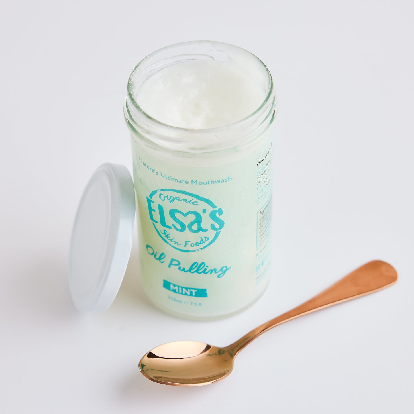 Natural Coconut Oil Pulling Jar