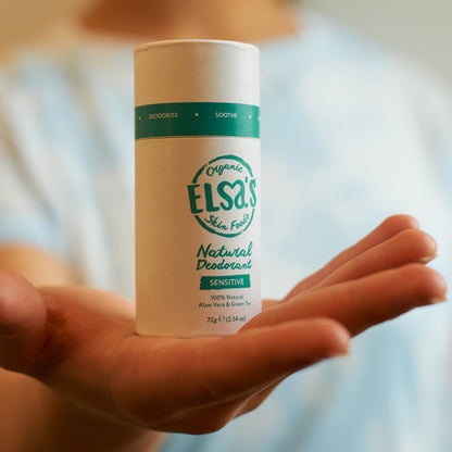 Elsas_Organic_Skinfoods Sensitive Deodorant Hand Shot Facing Camera