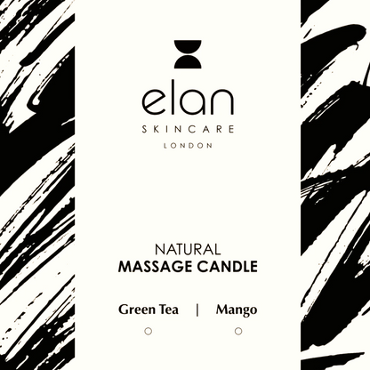 Green Tea & Mango Natural Massage Candle - Elan Skincare