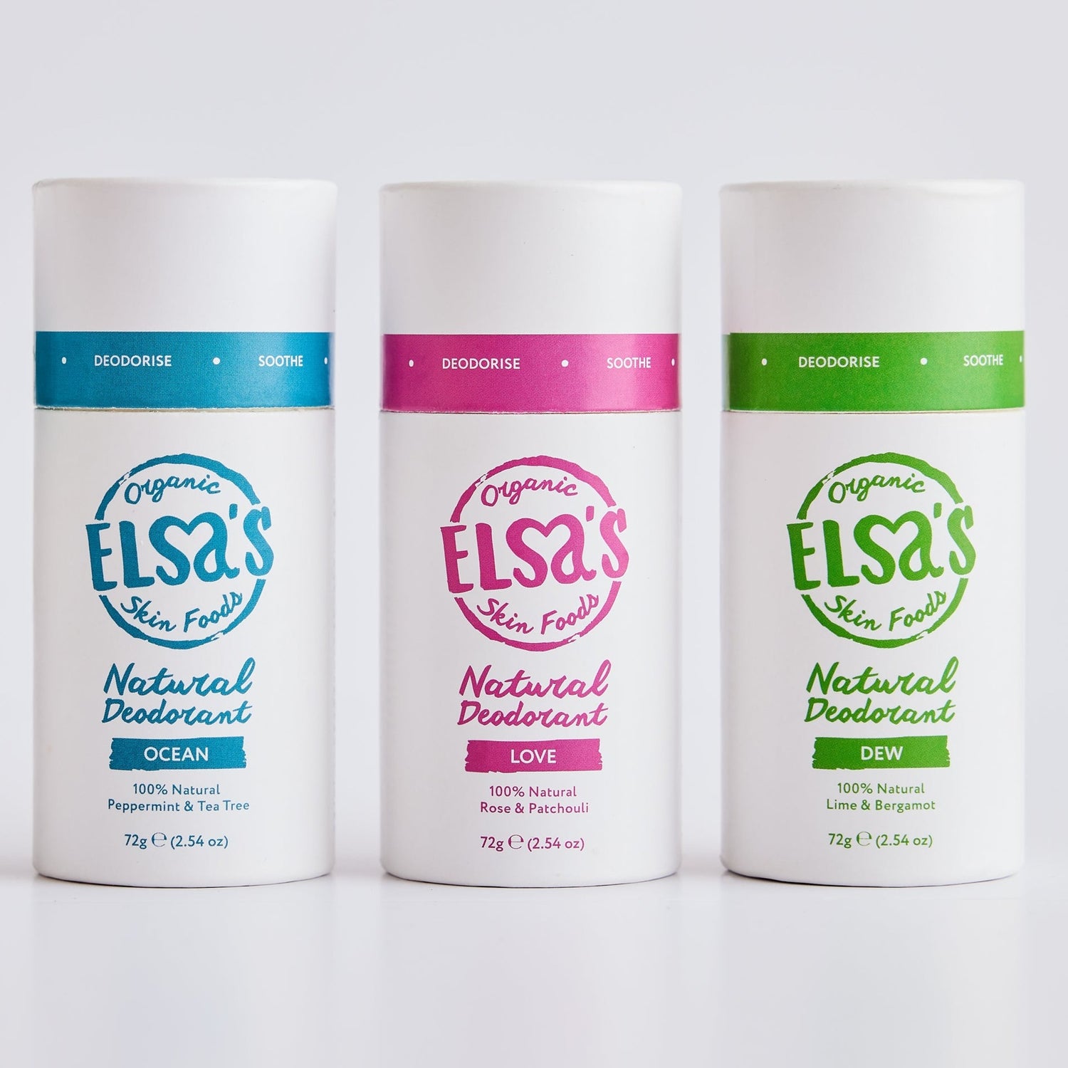 Elsas_Organic_Skinfoods Deodorant Stick 3 Pack 